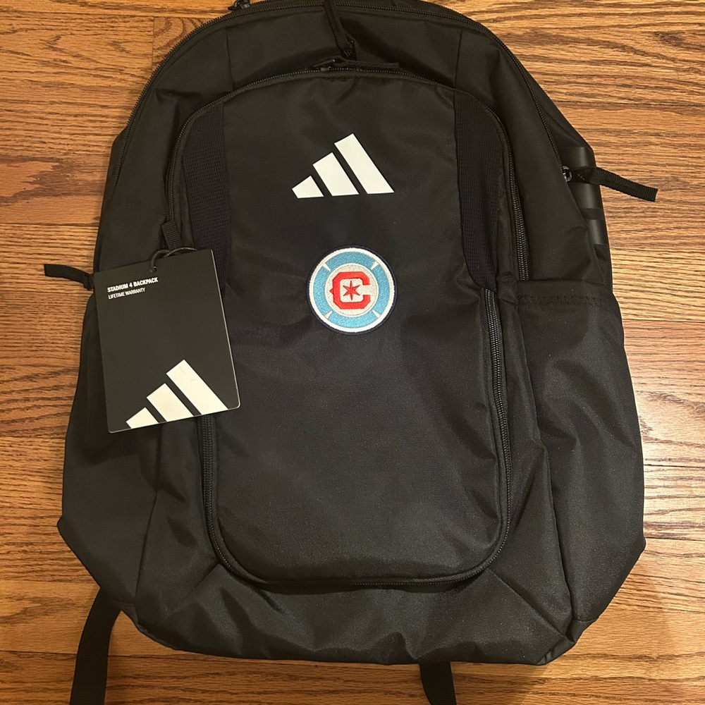 Adidas Chicago Fire FC Black Backpack